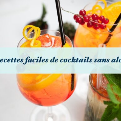 50 recettes faciles de cocktails sans alcool mocktails